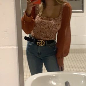 Urban outfitters Orange blouse